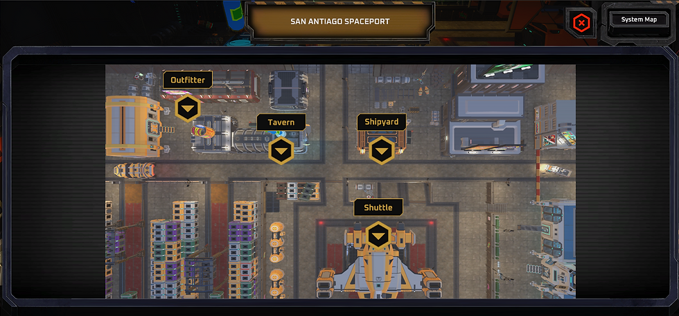The Local Map allows you to fast-travel between locations you've visited previously.