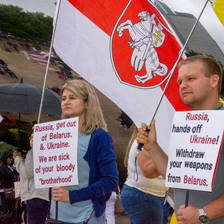 I am a Belarusian. I am against the Russian troops in Belarus.