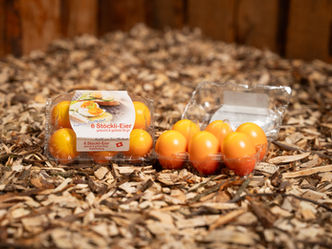 Stöckli Ei Saland - Gefärbte gekochte Eier aus Saland Züri Oberland Ostereier