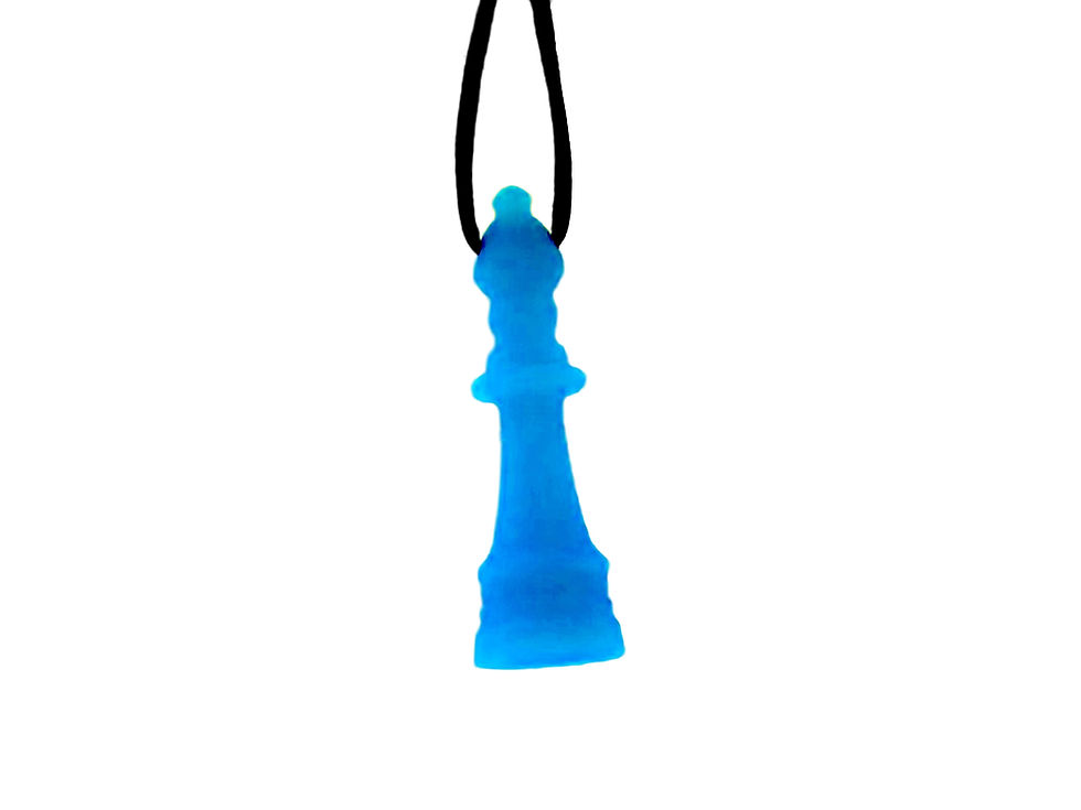 Thumbnail: Chewable chess pcs - Mâchouilleur Pièces d’échec - Chewable toy