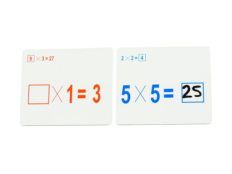 Thumbnail: Math Flash Cards - With Pen