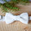 Miniature : Noeud Papillon Gaze de coton Blanche