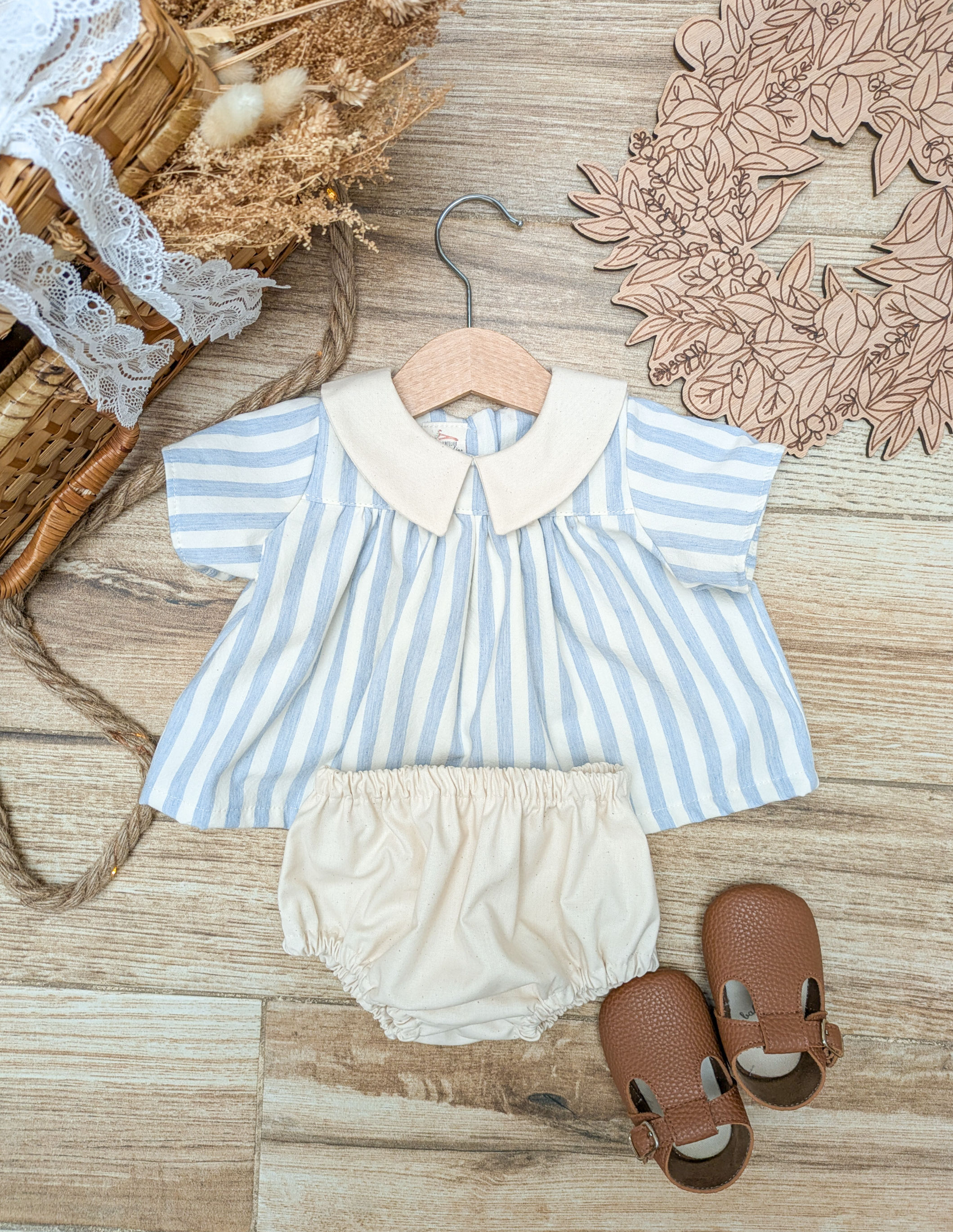 Bloomer Popeline Beige Chiné