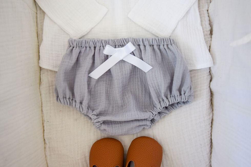 Miniature : Bloomer Double Gaze Gris Perle