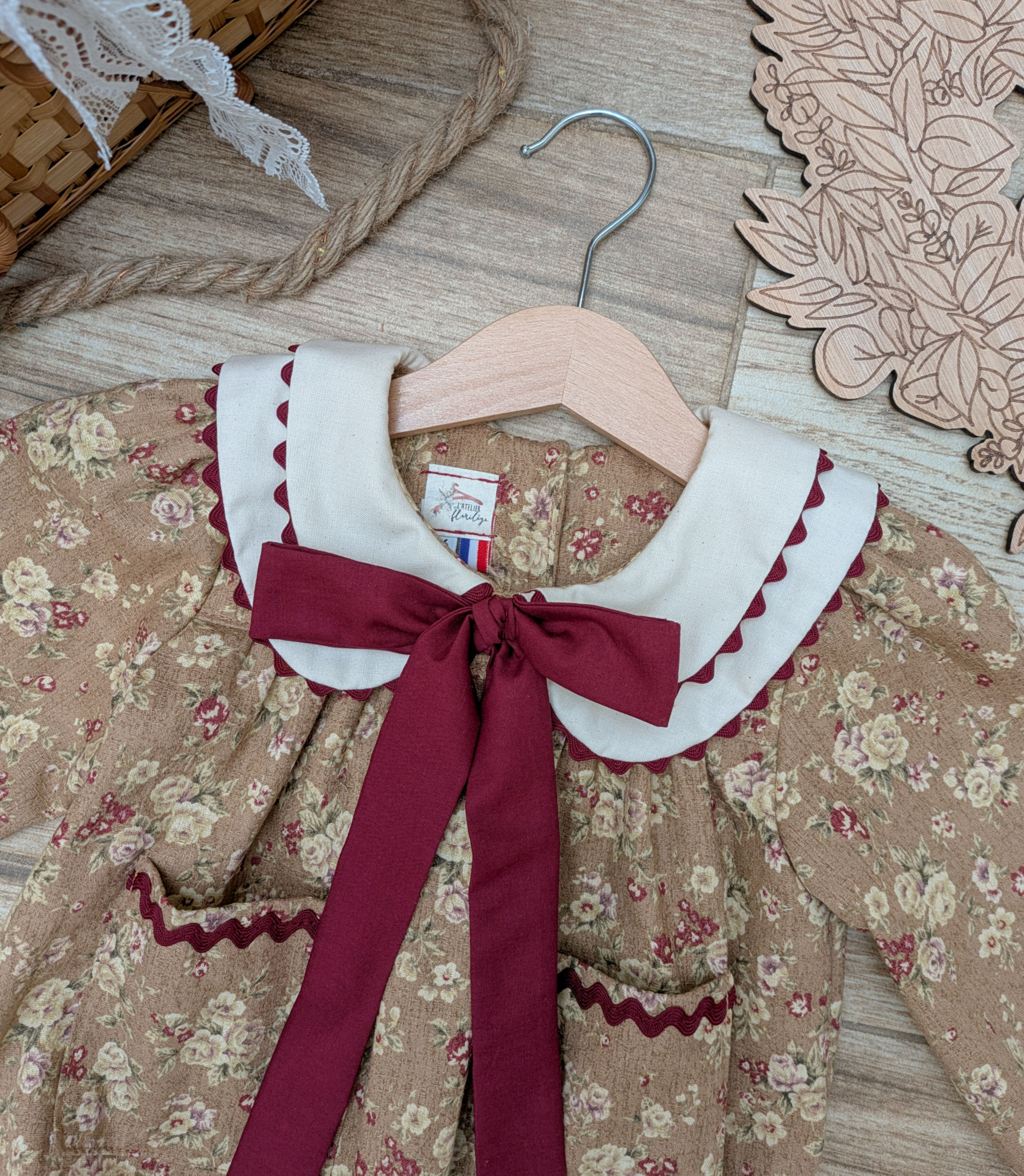 Robe Orphée - Roses D'Automne
