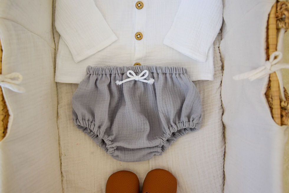 Miniature : Bloomer Double Gaze Gris Perle