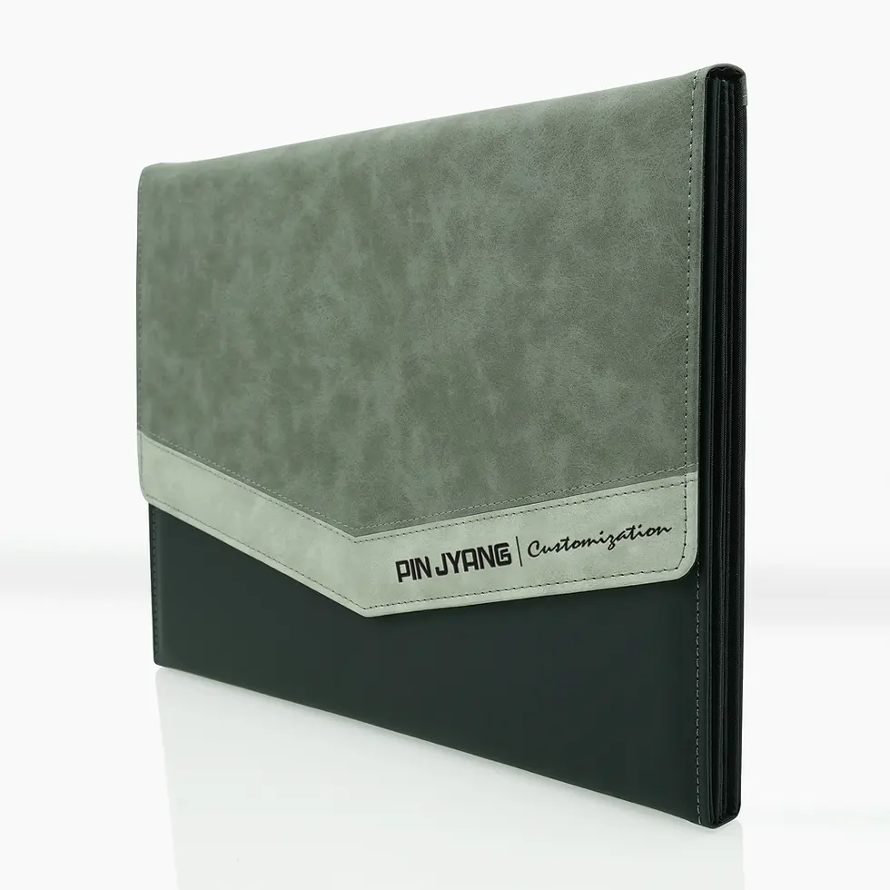 縮圖：品匠客製房仲風琴夾045半側面