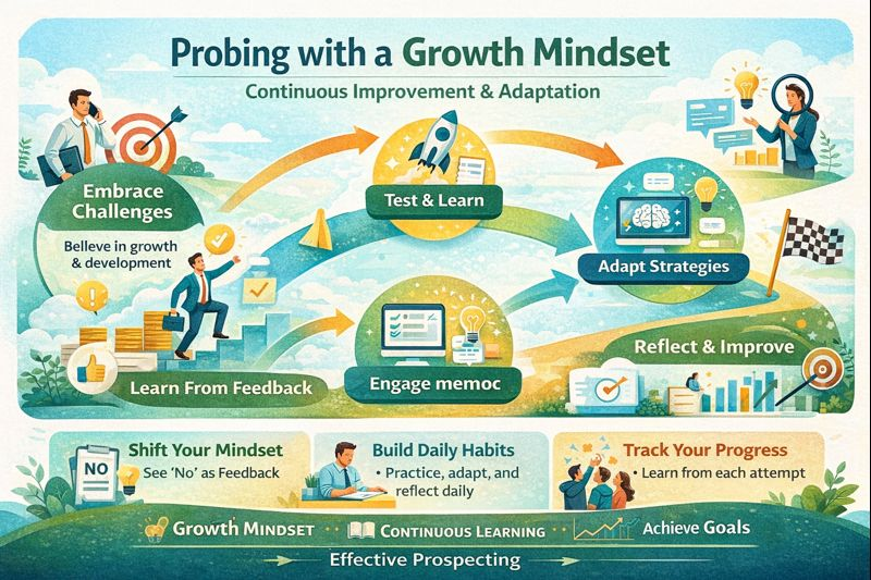 Probing with a Growth Mindset, nonstop enhancement and adaptation