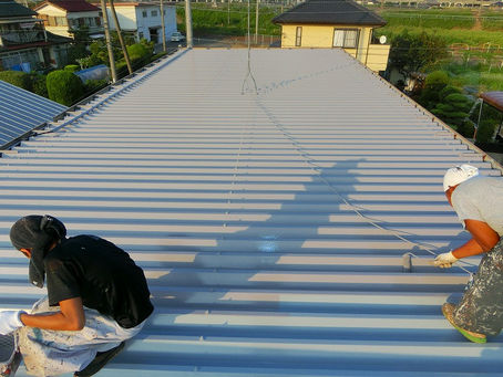 事務所 外壁塗装、屋根塗装の施工写真