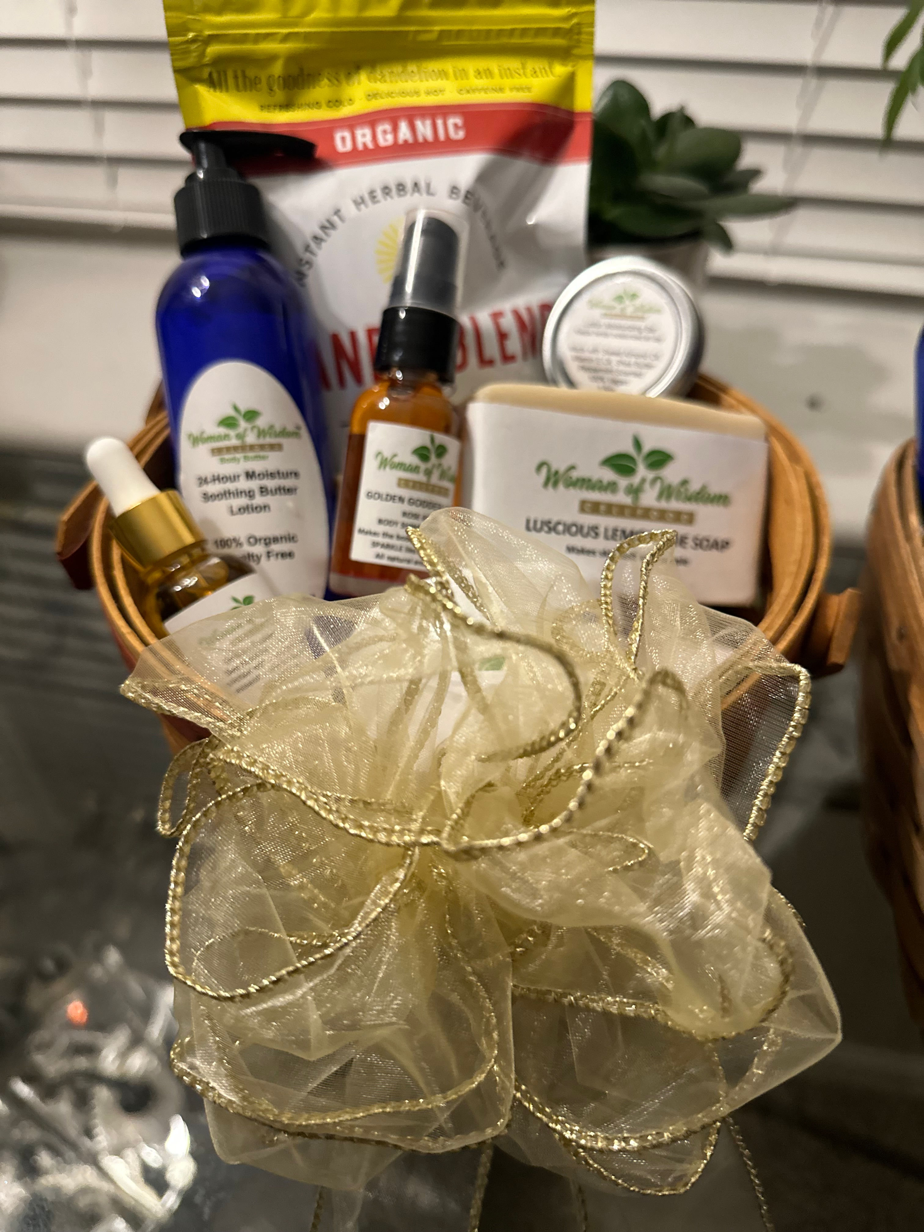 Dandy Blend Herbal Tea with Body Oil and Soap