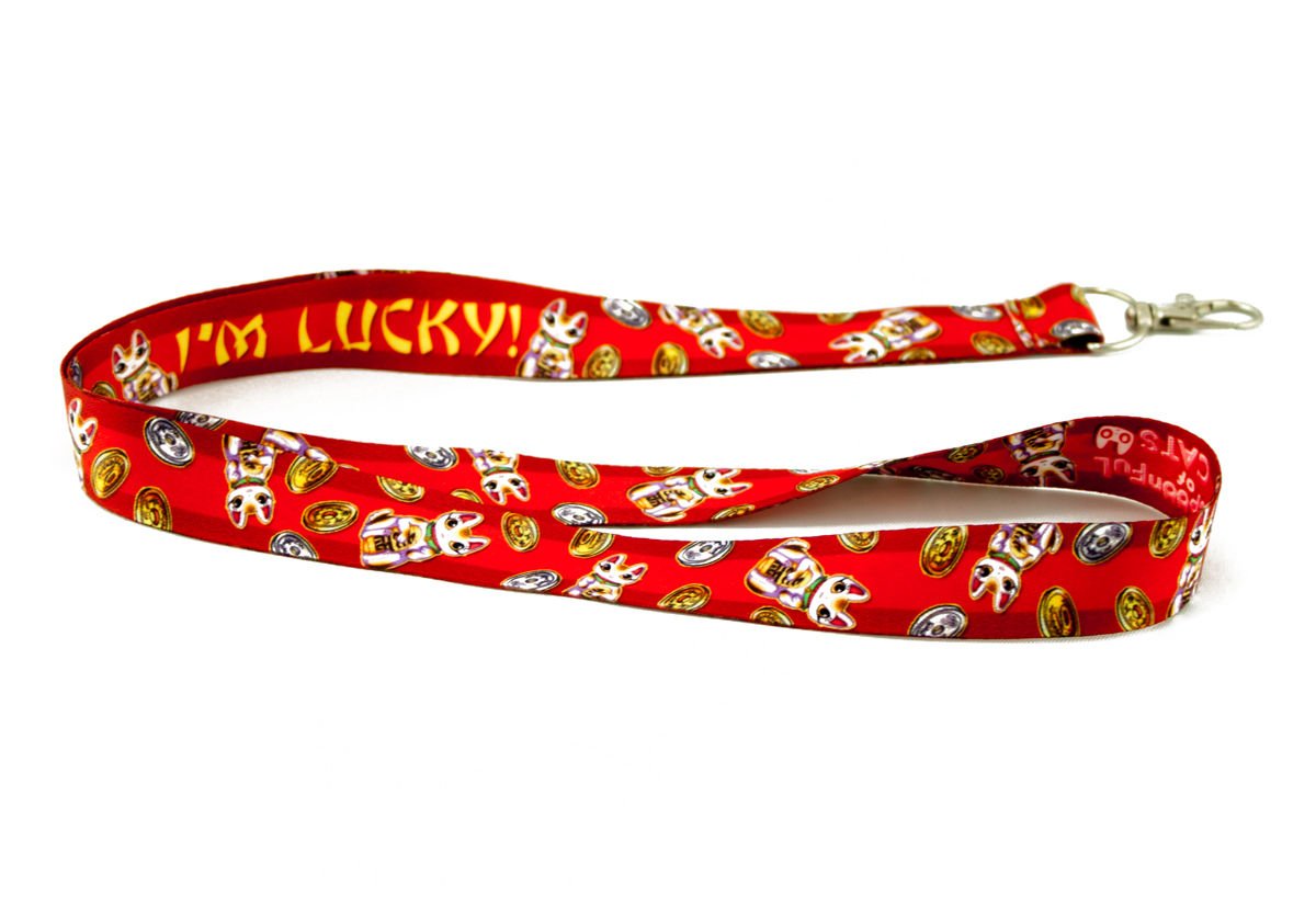 Lucky Cat Lanyard