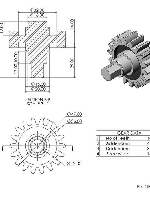 R-Work door Ruben Witte 3D sketch van onderdeel