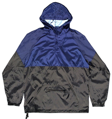 Navy and Black Windbreaker | molokai-surf