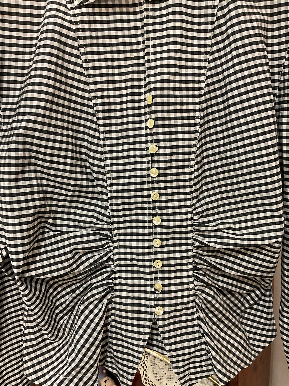 Thumbnail: vintage unusual shirt (~M)