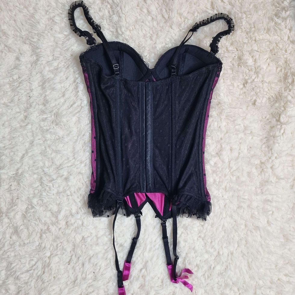 Thumbnail: pink corset top (EU 34 / EU 40-42)