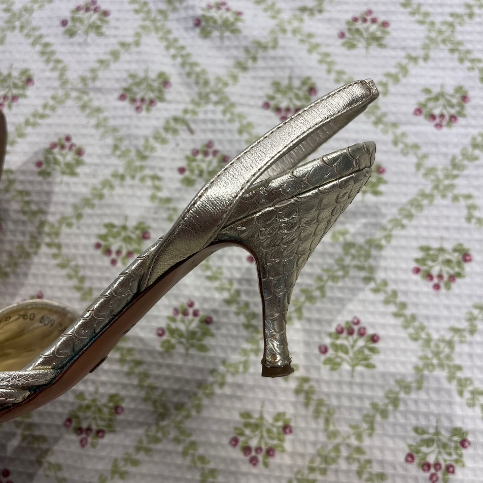 Thumbnail: Emporio Armani gold heels (EU 38)