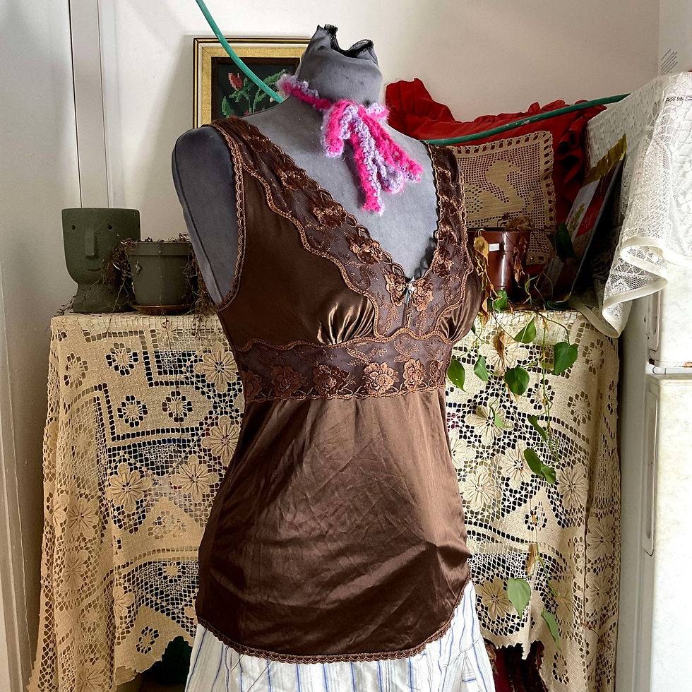 Thumbnail: brown cami top (~M)