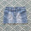 Thumbnail: Denim mini skirt (26"-28")