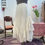 Thumbnail: asymmetrical white ruffle skirt (~L)