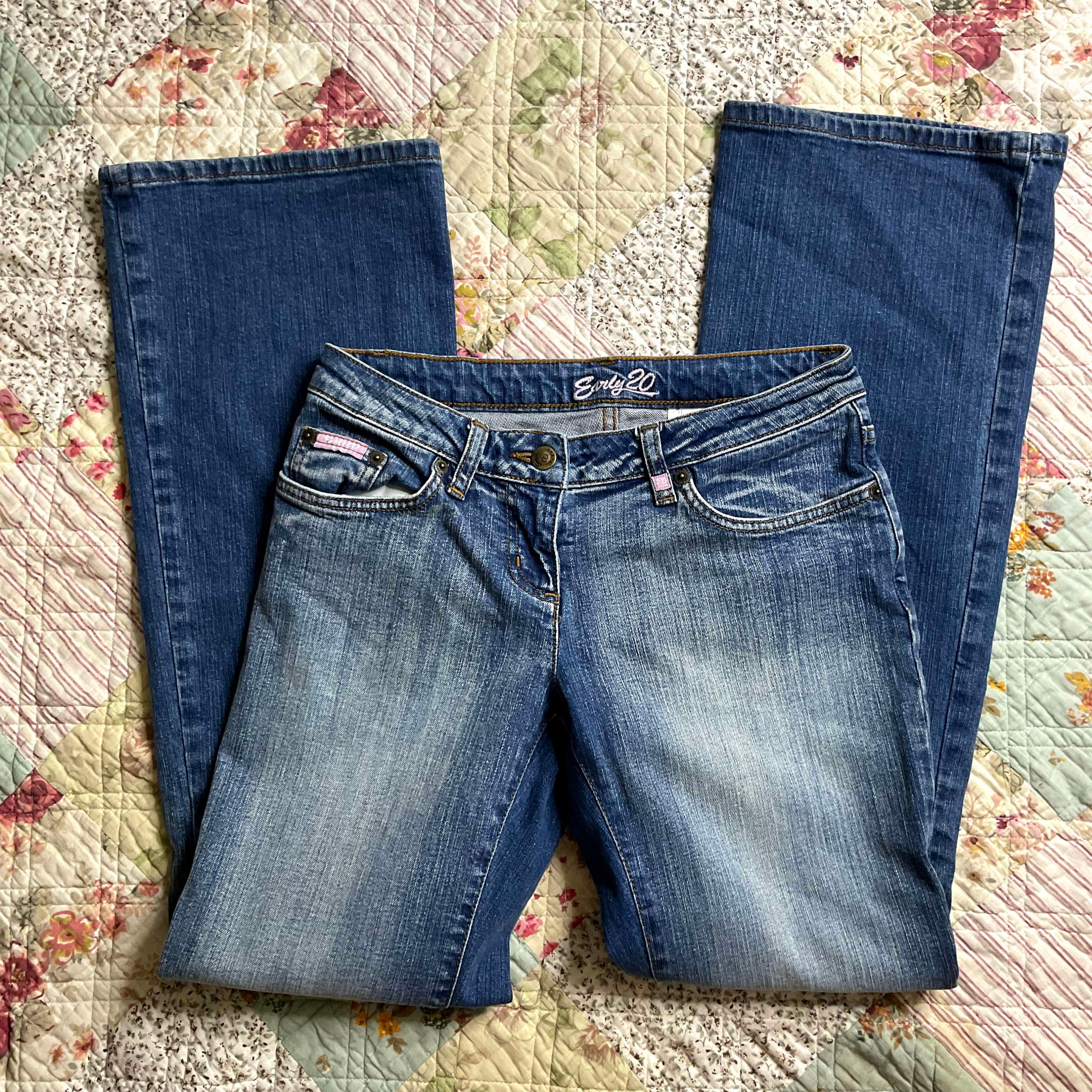 Y2K flared jeans (~XS)
