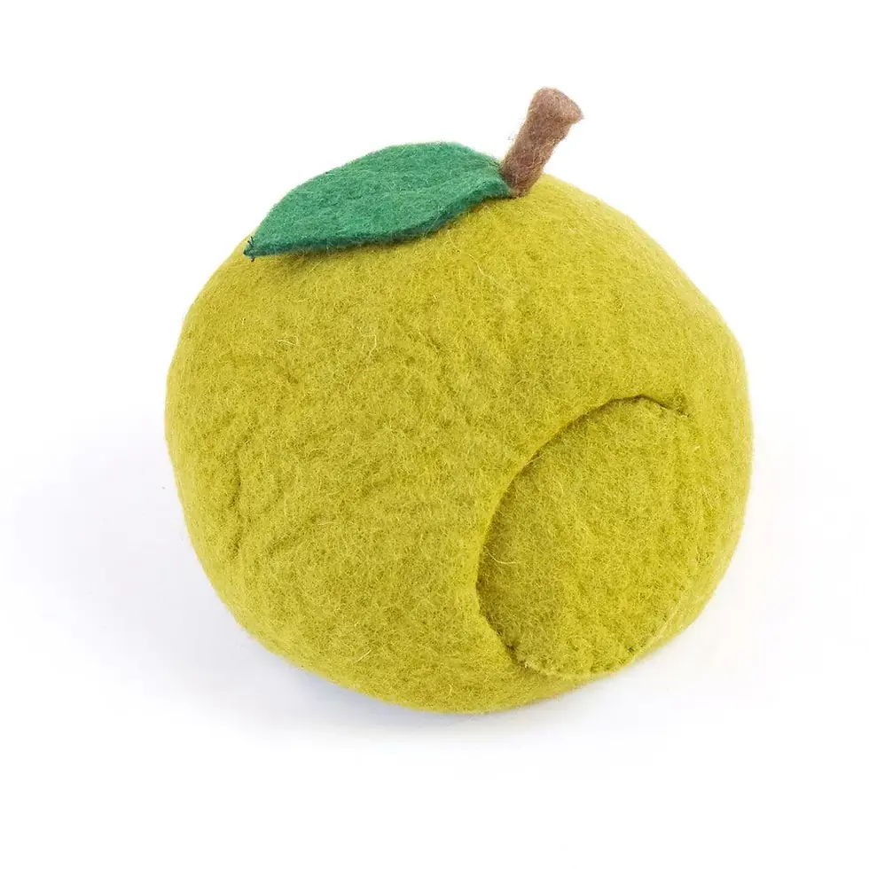 Thumbnail: Felt Apple House with Hedgehog Doll








