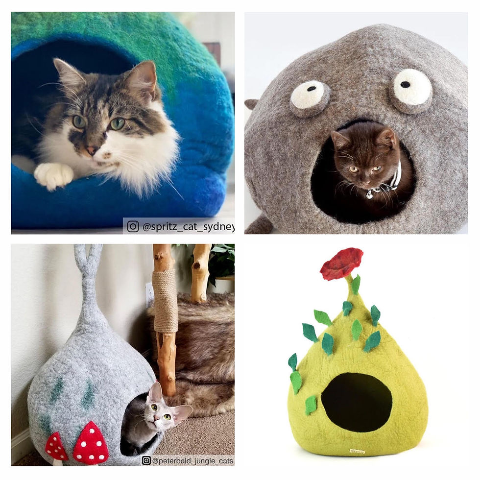 Why Cats Love Natural Wool Caves