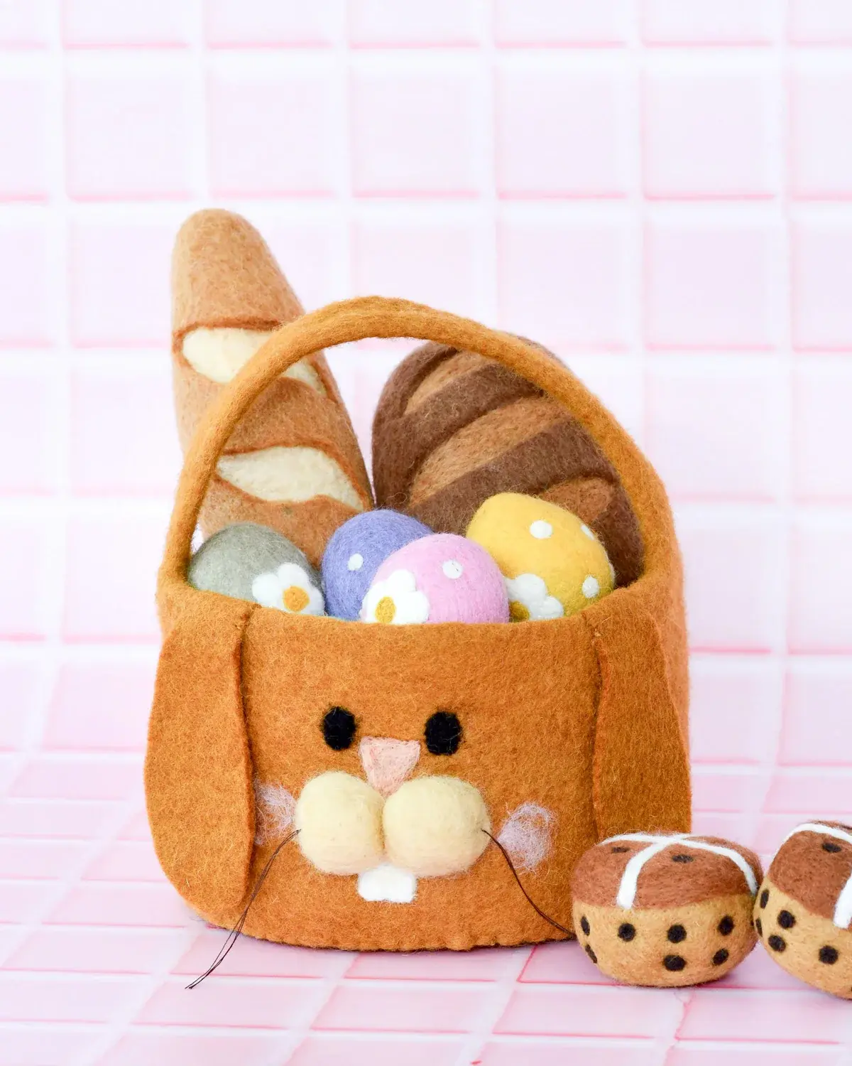 Felt Bunny Basket








