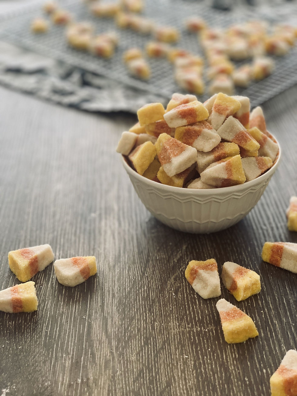 Candy Corn Sugar Cookies Vegan Halloween Recipe