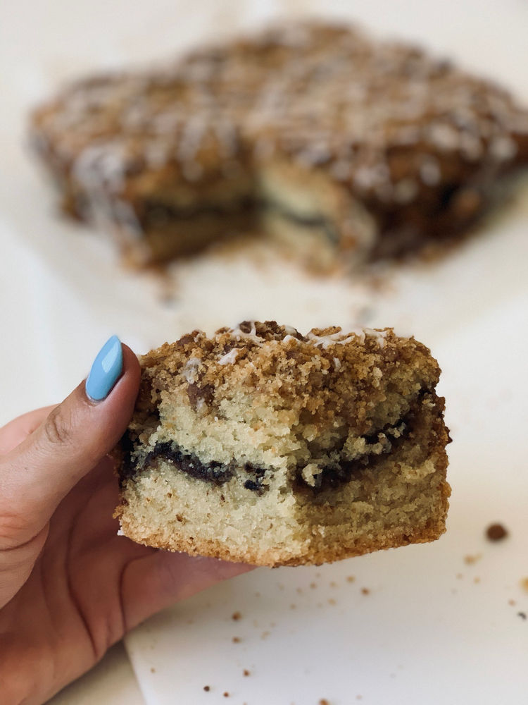 Vegan Dirty Chai Coffee Cake