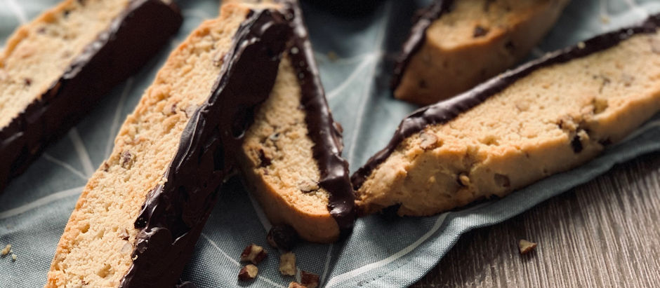 Chocolate Pecan Biscotti