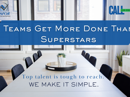 Teams Get More Done Than Superstars
