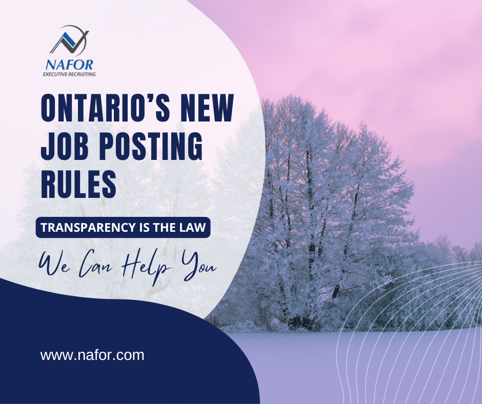 Ontario’s New Job Posting Rules: Clear Expectations, Better Hiring, and Nothing to Worry About