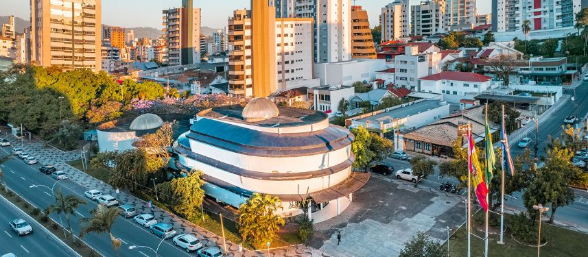 Imagem aérea da Cidade de Tubarão