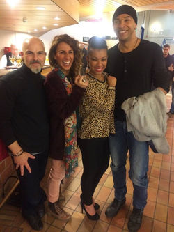 CLobo Group with Raquel Barreira (L)