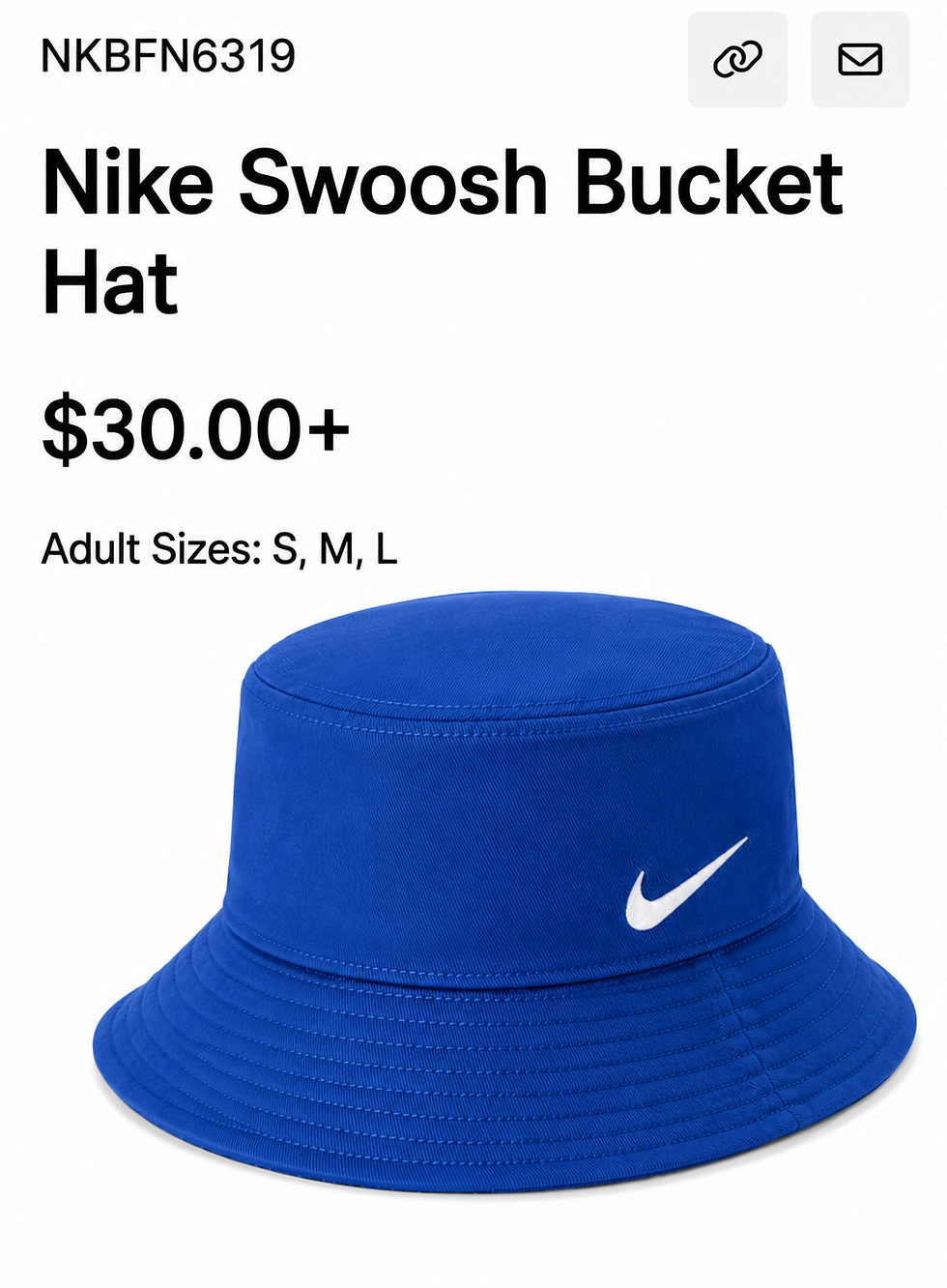Thumbnail: Nike Swoosh Bucket Hat