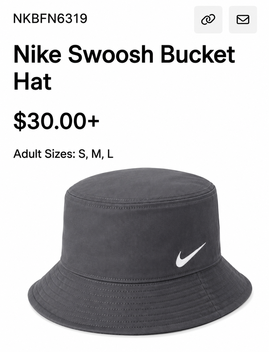 Nike Swoosh Bucket Hat
