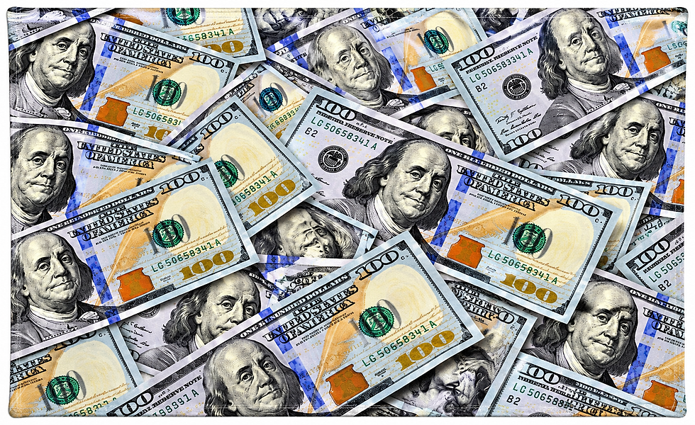 Thumbnail: Custom One Hundred Dollar Bill Rally Towel 