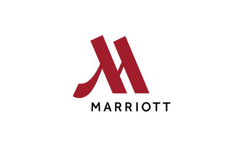 Marriott logo: stylized "M" with MARRIOTT text below