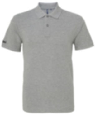 Grey Marl Polo Shirt