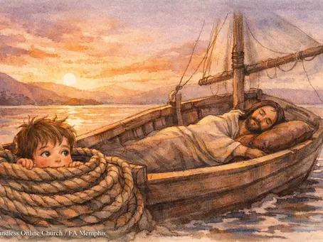 What can kids learn from Jesus calming the storm?