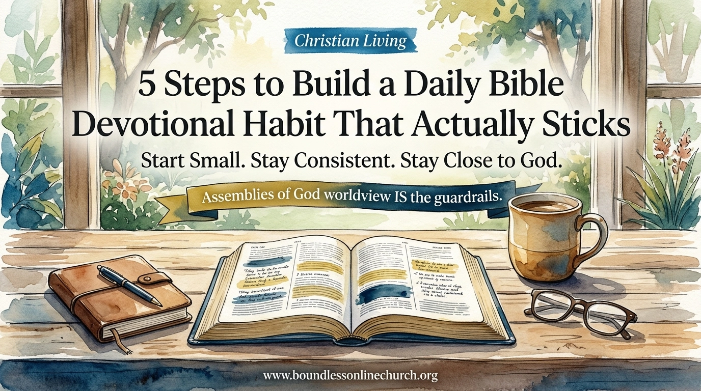 5 Steps to Build a Daily Bible Devotional Habit That Actually Sticks (Easy Guide for Busy Believers)