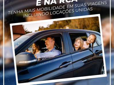 🚗 Já pensou em ter mais liberdade e praticidade durante sua viagem?