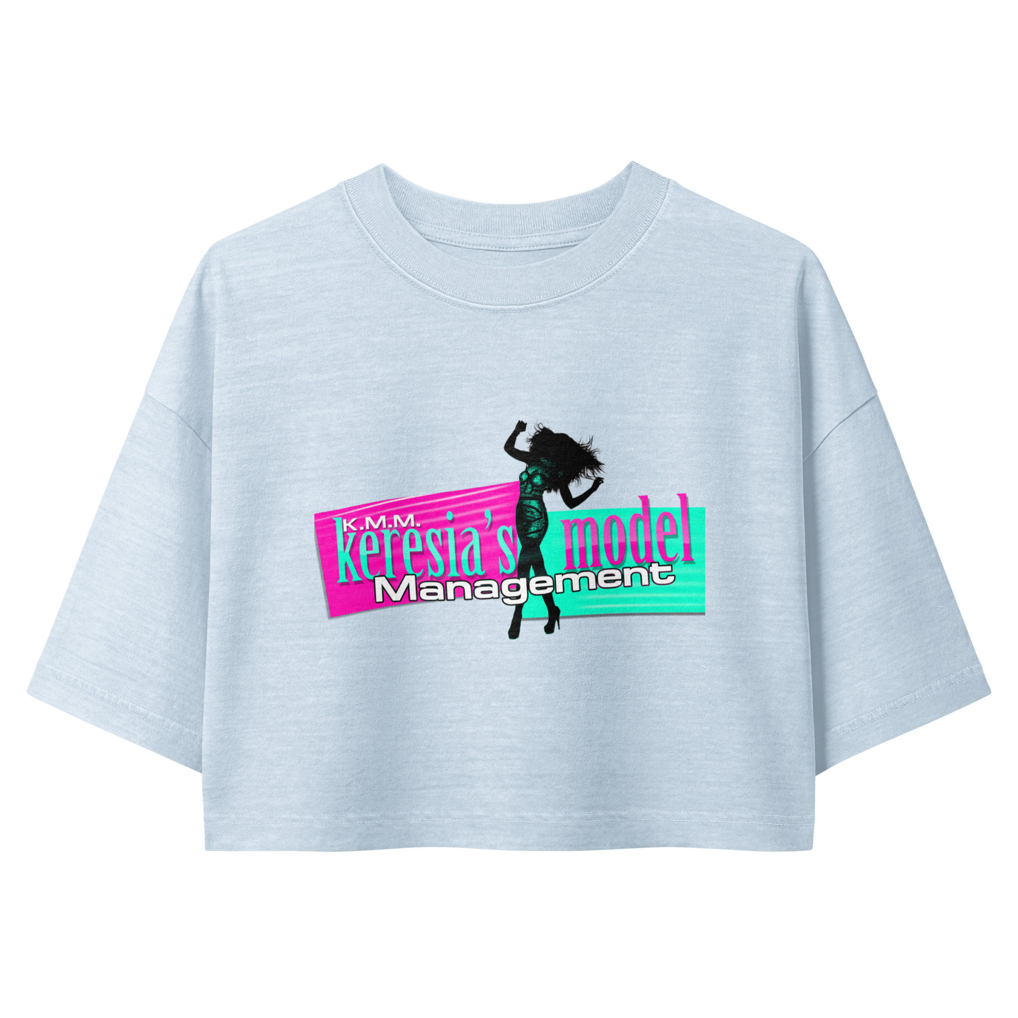 Women’s garment cropped tee