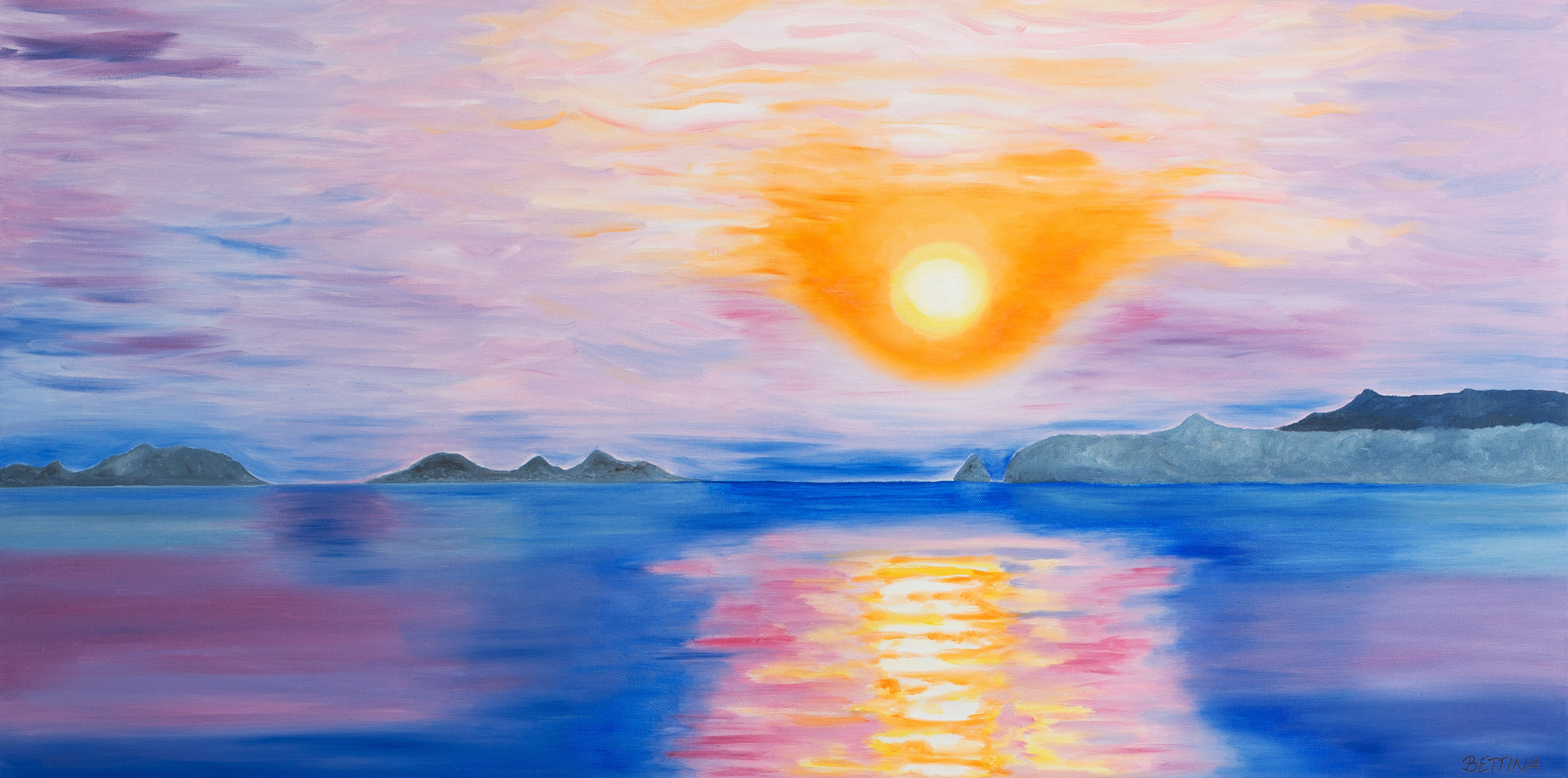 Öl Gemälde / 100x50