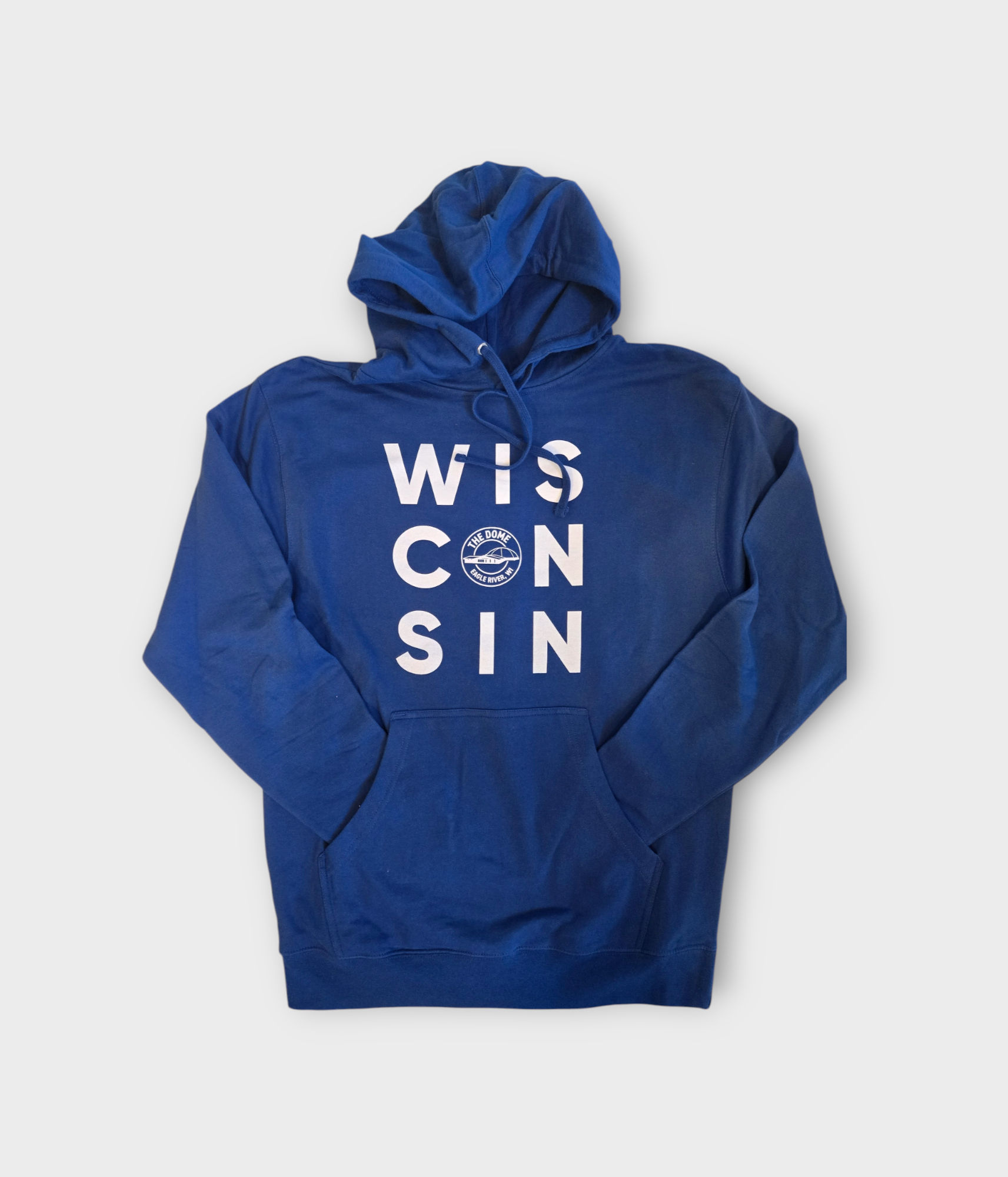 WI Dome Blue Hoodie