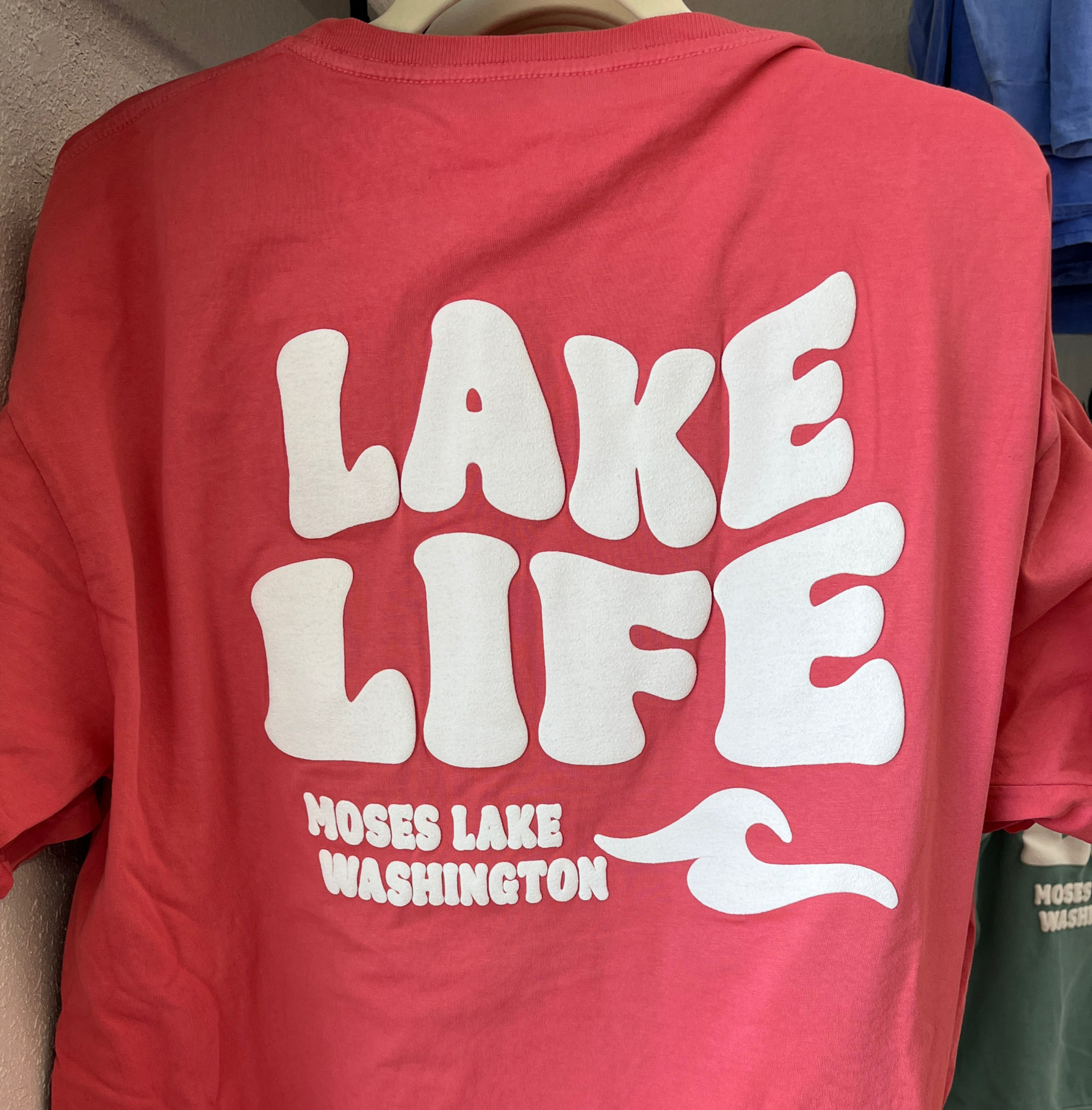 Lake Life Salmon Tee