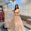 Thumbnail: Onion Pink Net Lehenga Choli  Colorful Resham Embroidered Floral Jaal work