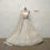 Thumbnail: Ivory Tissue Raw Silk Sequins Work Lehenga