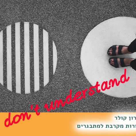 אני לא מבינה!