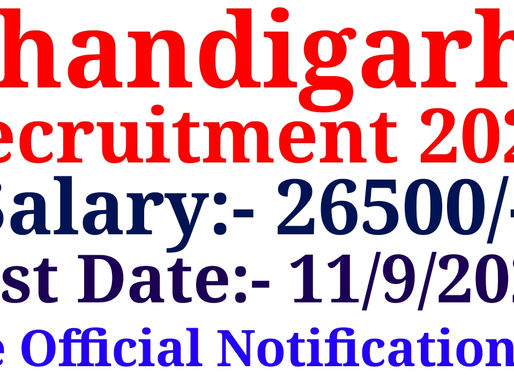 Chandigarh WCD Recruitment 2020